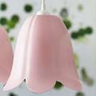 IKEA Sallskap Pendant or Table Lampshade 9" Pink Flower Petal Lamp Shade SÄLLSKAP