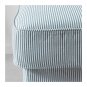 IKEA Stocksund Footstool SLIPCOVER Ottoman Cover REMVALLEN Blue White Stripes Cottage Country