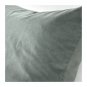 IKEA Sanela Cushion COVER Pillow Sham  20" x 20" Velvet GRAY GREEN Grey