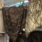 IKEA Svartan Bedspread Throw BLANKET Afghan BLACK Gray Modern SVÃ�RTAN Wool