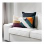IKEA Luktaster CUSHION COVER Pillow Sham MULTICOLOR 16" x 26" Lumbar MODERN Velvet New