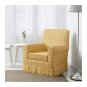 IKEA Ektorp JENNYLUND Armchair SLIPCOVER Chair Cover SKAFTARP Yellow Gold CHECK Buffalo Plaid