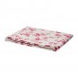 IKEA Inbjudande Square TABLECLOTH Red White Cotton Floral Retro Dot Design Fabric