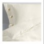 IKEA Linblomma TWIN Single Duvet COVER and Pillowcase Set LINEN Winter White