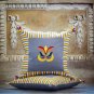 IKEA Akerkulla Pillow COVER Sham Cushion Cvr YELLOW Gray Red Ã…KERKULLA Scandinavian Folk Art Tolle