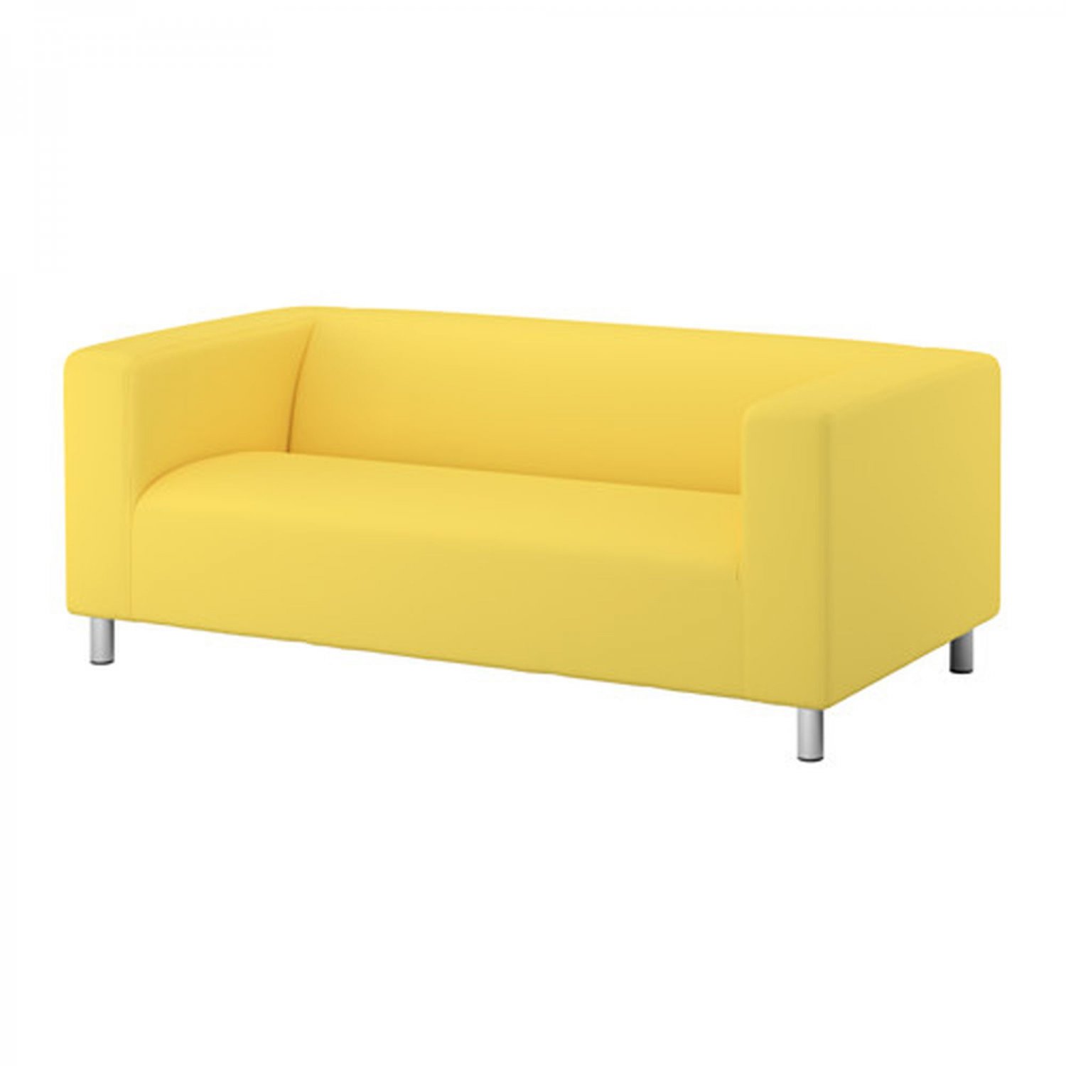 IKEA Klippan Loveseat Sofa SLIPCOVER Cover VISSLE YELLOW