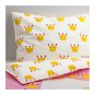 IKEA Naturkar Fairy Tale TWIN DUVET COVER Set PINK Princess Castle Kingdom NATURK&Atilde;�R Girl Boy Power