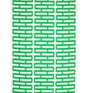 IKEA Avsiktlig Fabric Material GREEN White Print 1yd  Geometric Rectangles LIMITED EDITION