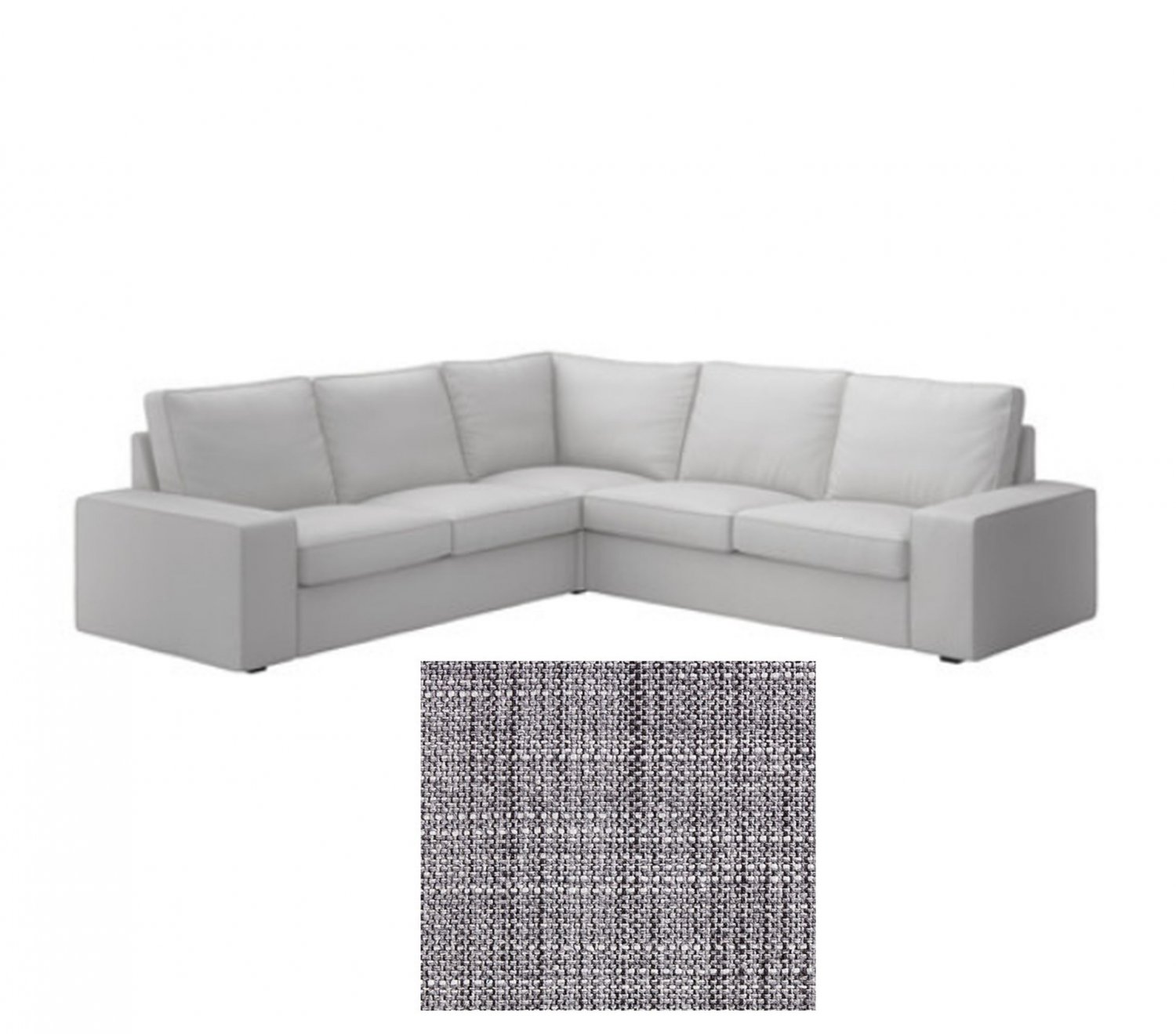 Ikea Kivik 22 Corner Sofa Slipcovers 4 Seat Sectional Covers Isunda