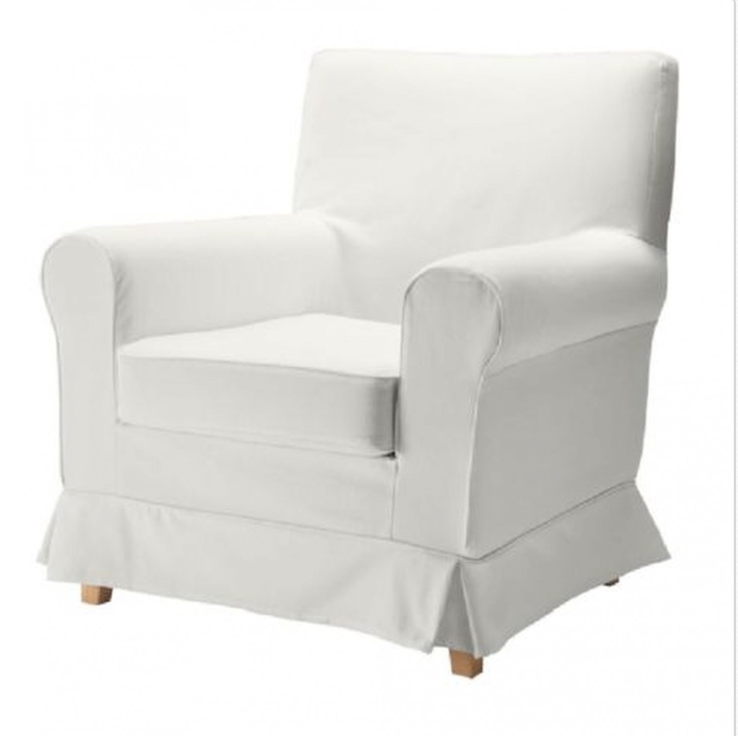 Simple White Ikea Chair Covers for Large Space