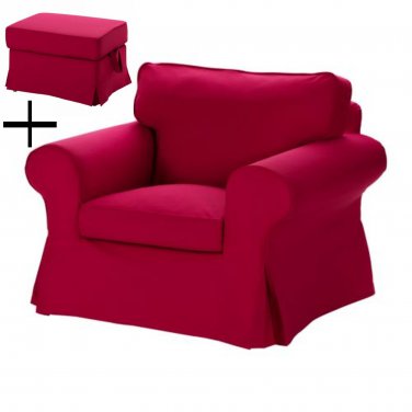 Ikea Rp Armchair And Footstool Slipcovers Chair Ottoman Covers
