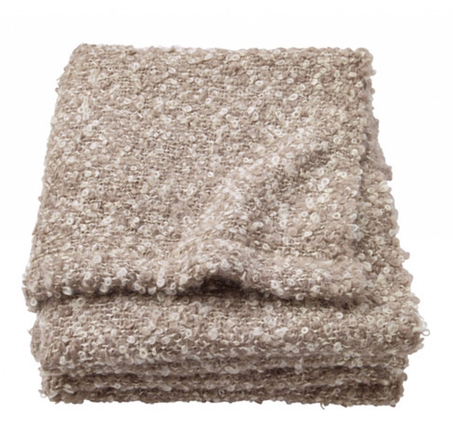IKEA Stockholm Throw BLANKET Beige Mohair Acrylic Wool Photo PROP