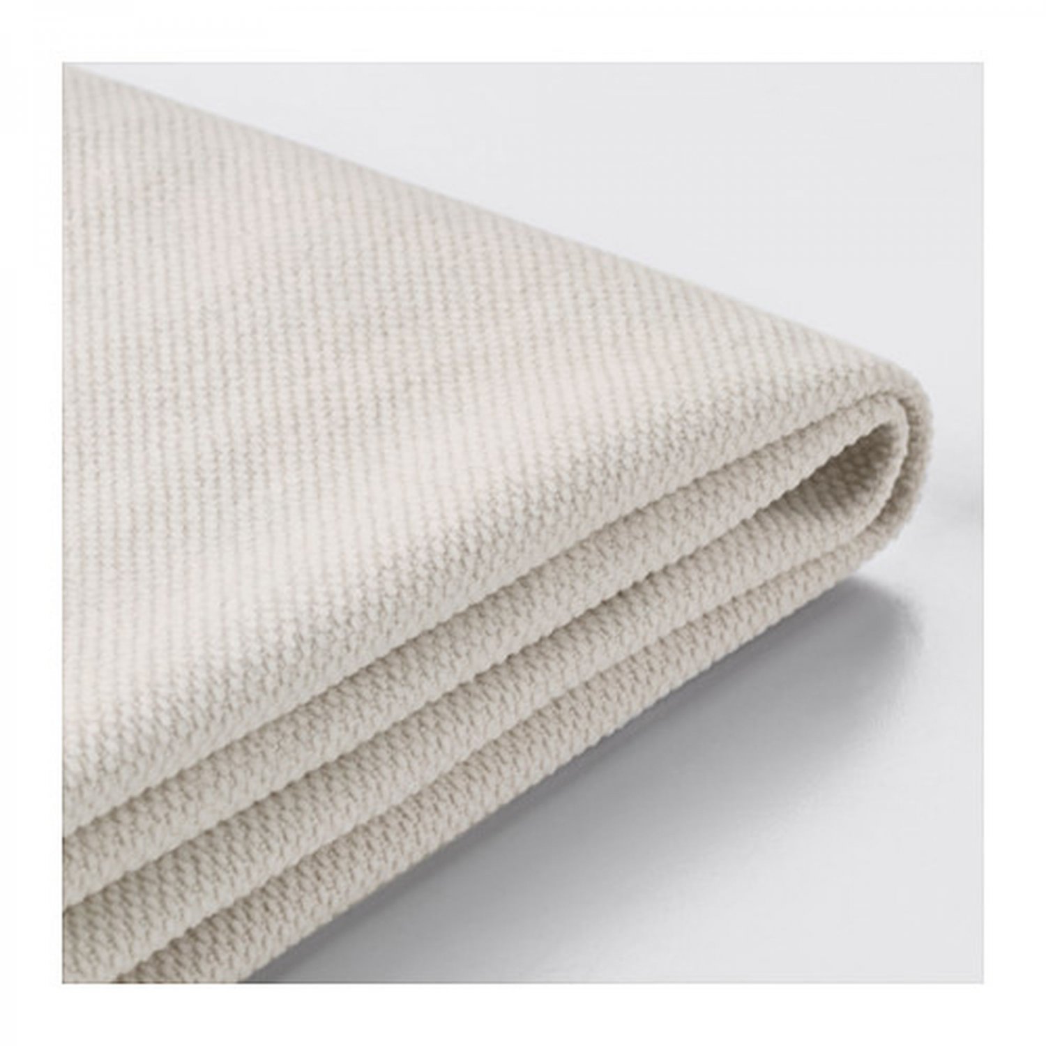 IKEA Nockeby Footstool SLIPCOVER Ottoman COVER Tallmyra Light Beige Off