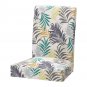 IKEA Henriksdal Chair SLIPCOVER Cover 21" 54cm Fern Floral Tropical Tiki GILLHOV Print