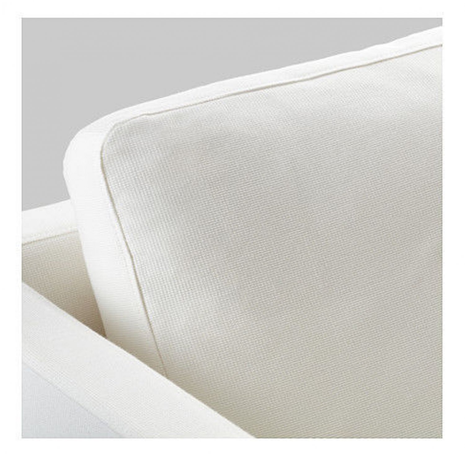 IKEA Stockholm 3.5 Seat Sofa SLIPCOVER Cover ROSTANGA WHITE Röstånga ...