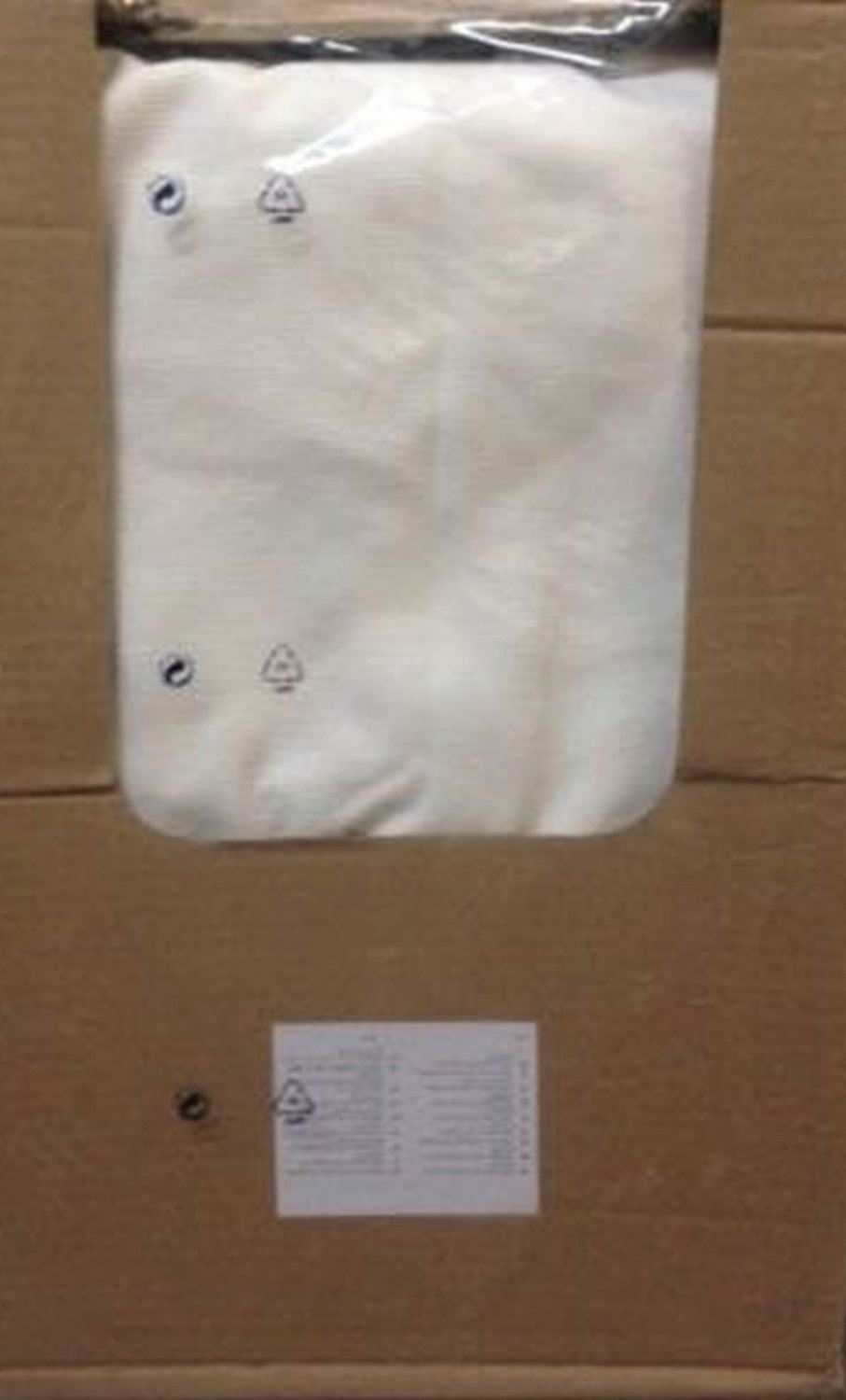 IKEA Stockholm 3.5 Seat Sofa SLIPCOVER Cover ROSTANGA WHITE Röstånga