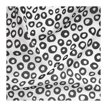 IKEA Sommar 2018 Drapes CURTAINS  Black White 2 Panels Dots Circles Spots Pattern
