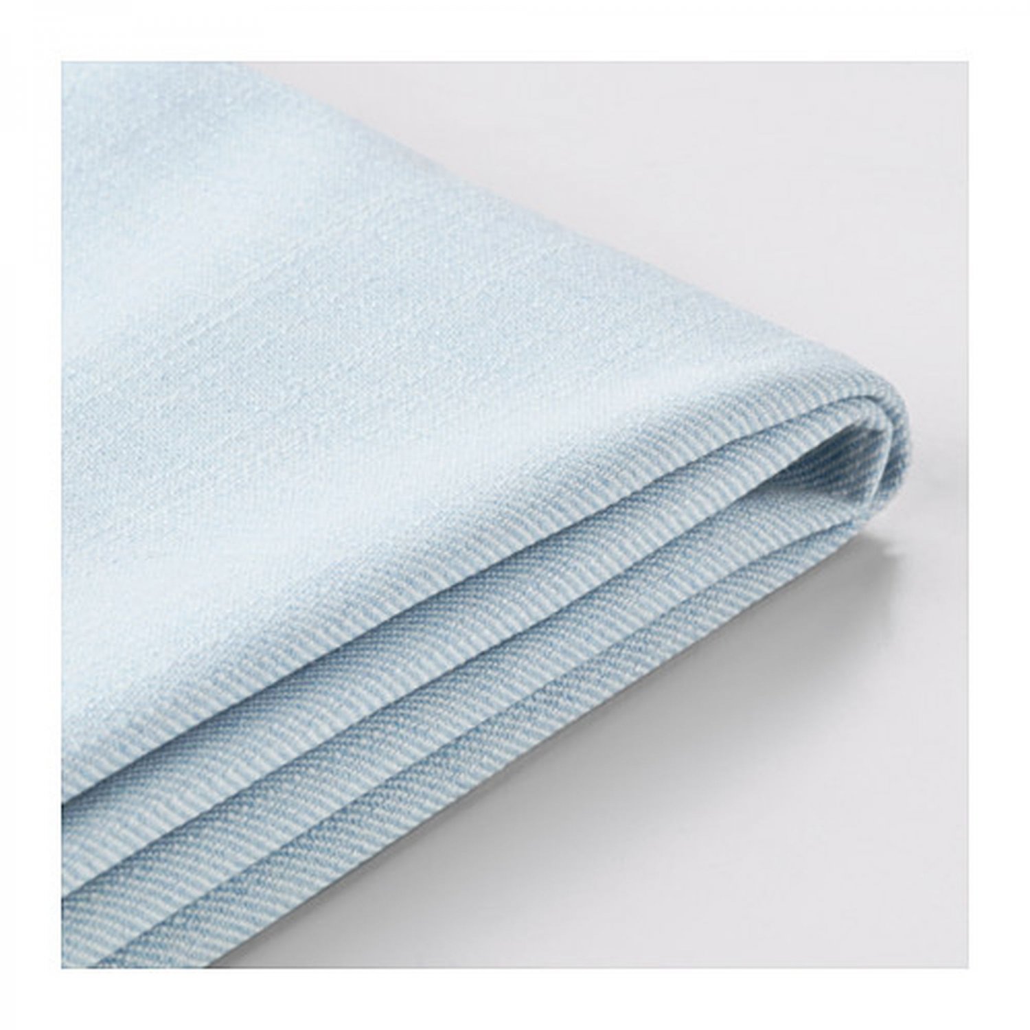 IKEA Ektorp Loveseat sofa w Chaise SLIPCOVER 3seat sectional sofa COVER Nordvalla Light Blue