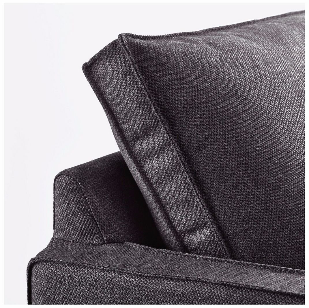 IKEA Mellby Armchair SLIPCOVER Chair Cover DANSBO DARK GRAY Grey New