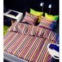 IKEA Dvala Randig King Duvet COVER Pillowcases Set Multicolor Bold Stripes Last One