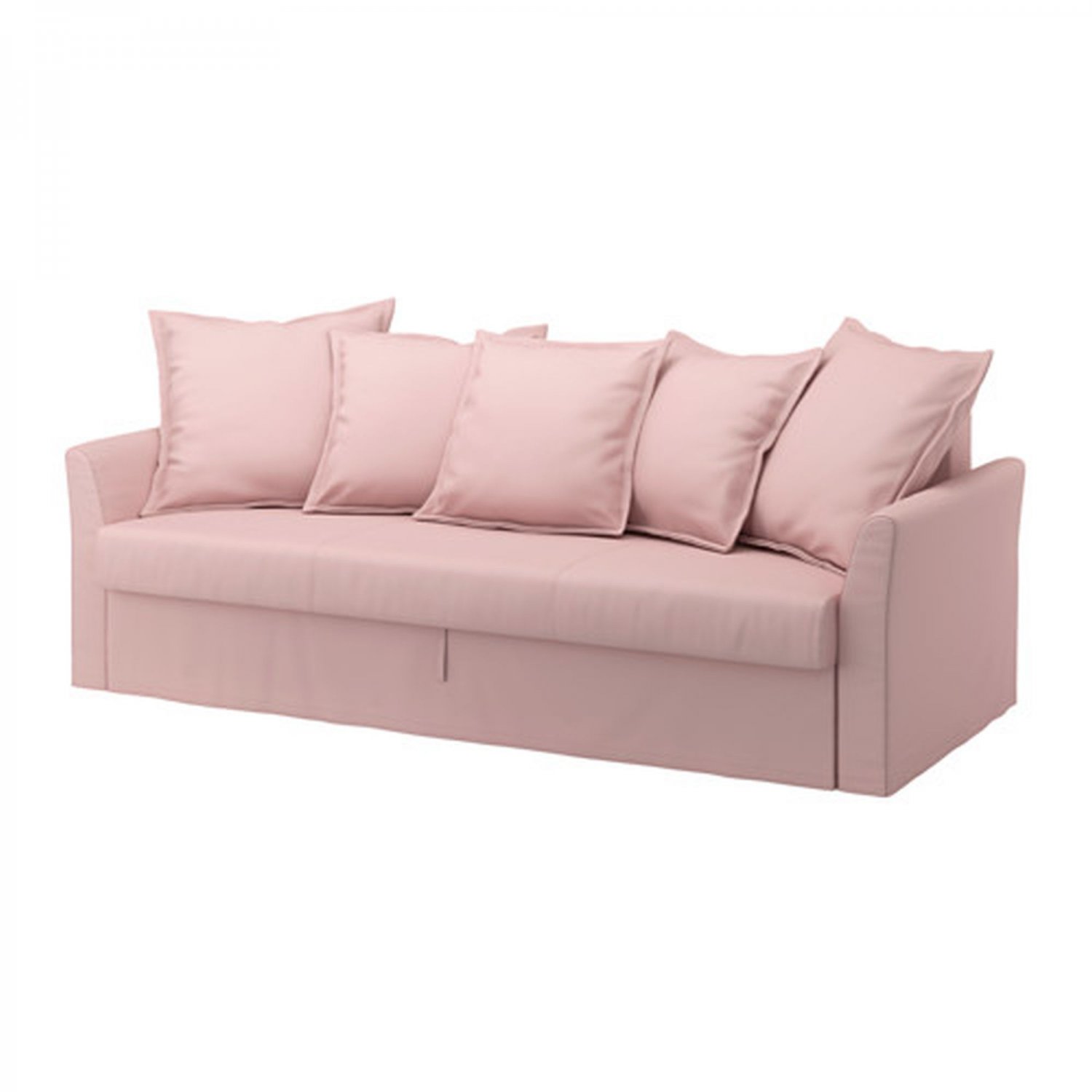 IKEA Holmsund 3 Seat Sofa Bed SLIPCOVER Ransta Light Pink Sleeper Cover