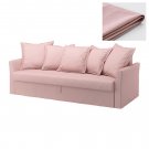 IKEA Holmsund 3 Seat Sofa Bed SLIPCOVER Cover RANSTA LIGHT PINK