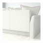 IKEA Holmsund Corner Sofa Bed SLIPCOVER Ransta White 3 seat sectional Cover New