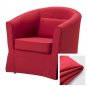 IKEA Ektorp TULLSTA Armchair SLIPCOVER Chair Cover NORDVALLA RED Bezug