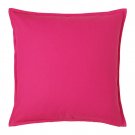 IKEA Gurli CUSHION COVER Pillow Sham BRIGHT PINK 20" x 20" Zippered Hot Fuschia
