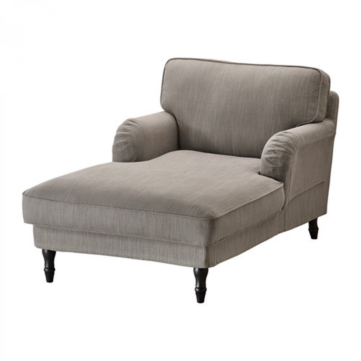 IKEA Stocksund Chaise Longue SLIPCOVER Cover NOLHAGA GRAYBEIGE Gray Beige Grey