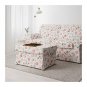 IKEA Ektorp Footstool COVER Ottoman Slipcover VIDESLUND MULTI Floral