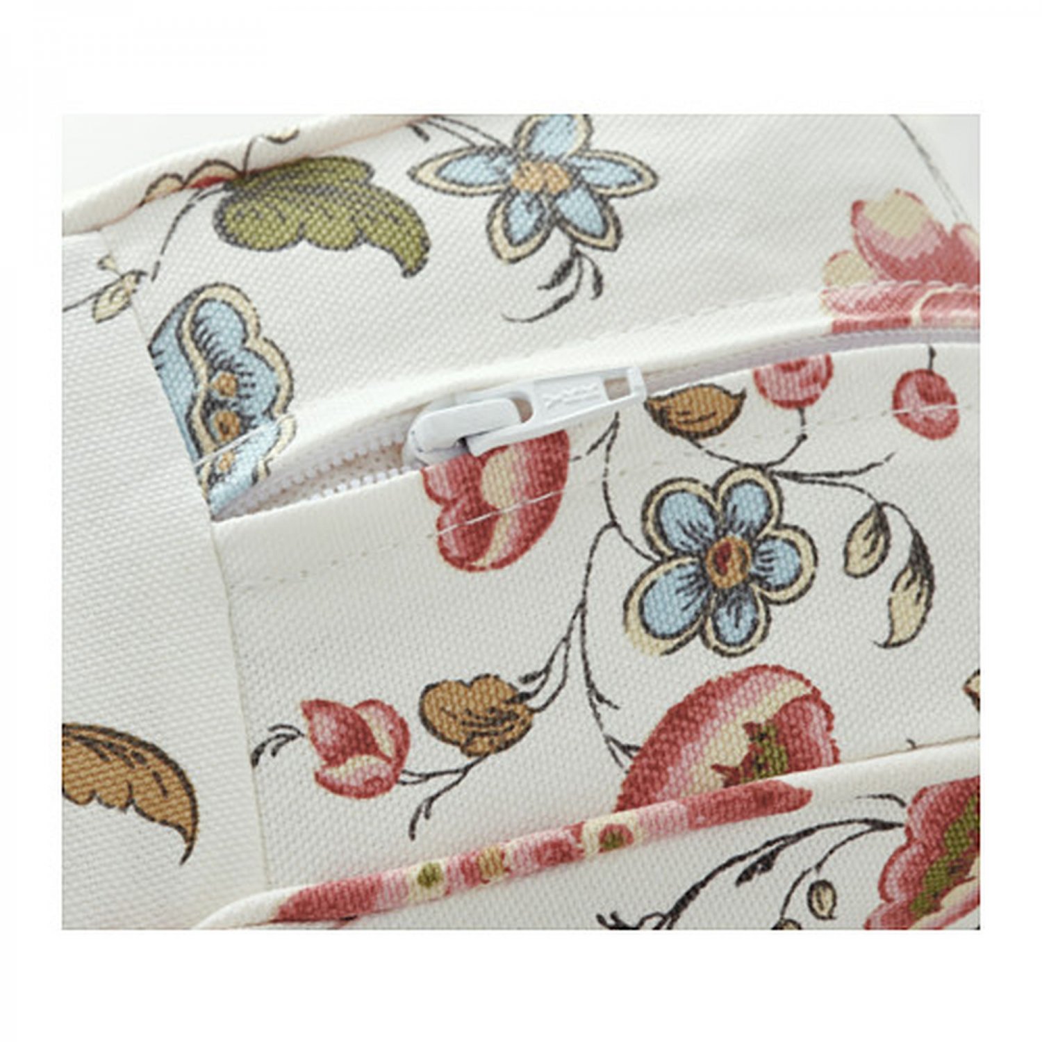 IKEA Ektorp Loveseat sofa with Chaise SLIPCOVER VIDESLUND MULTI Floral