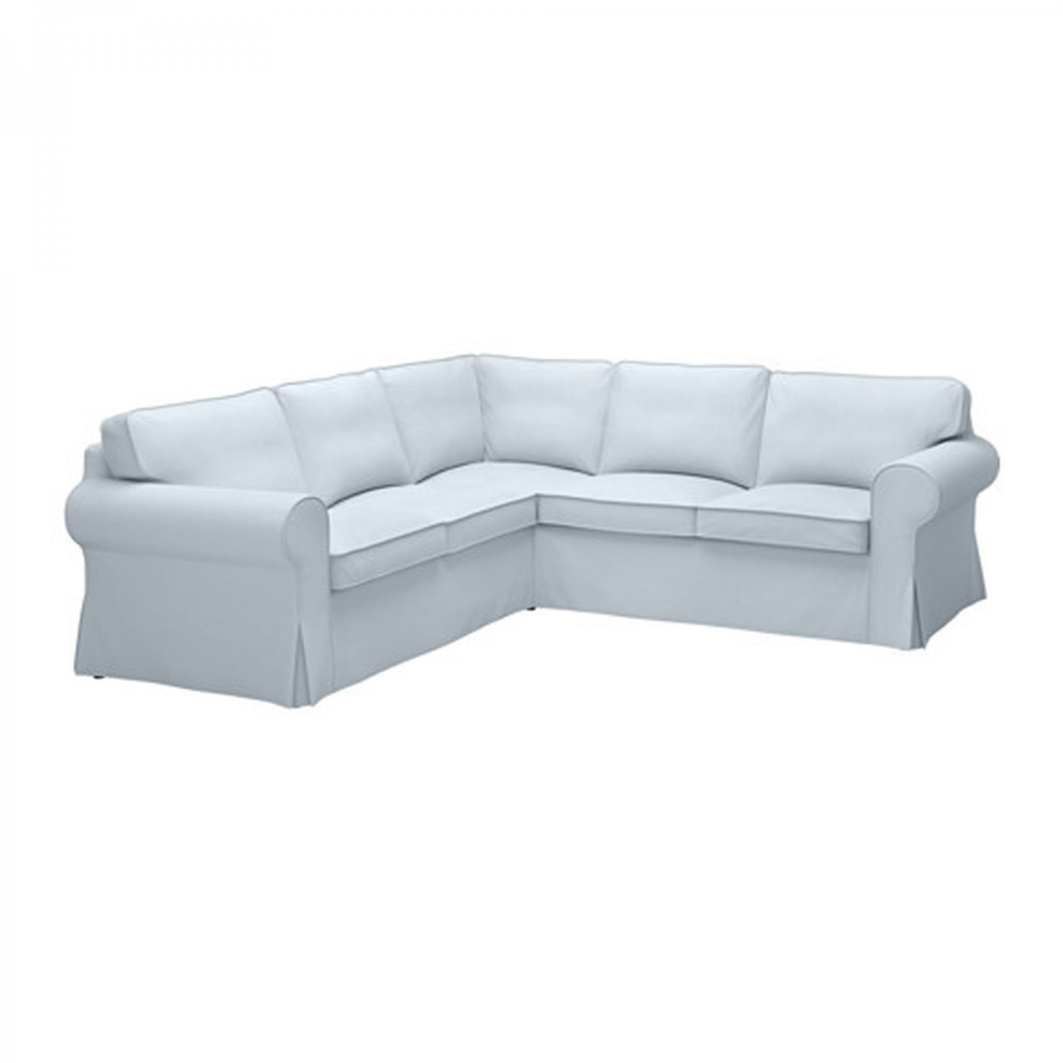 Ikea Ektorp 22 Corner Sofa And Footstool Slipcovers Nordvalla Light