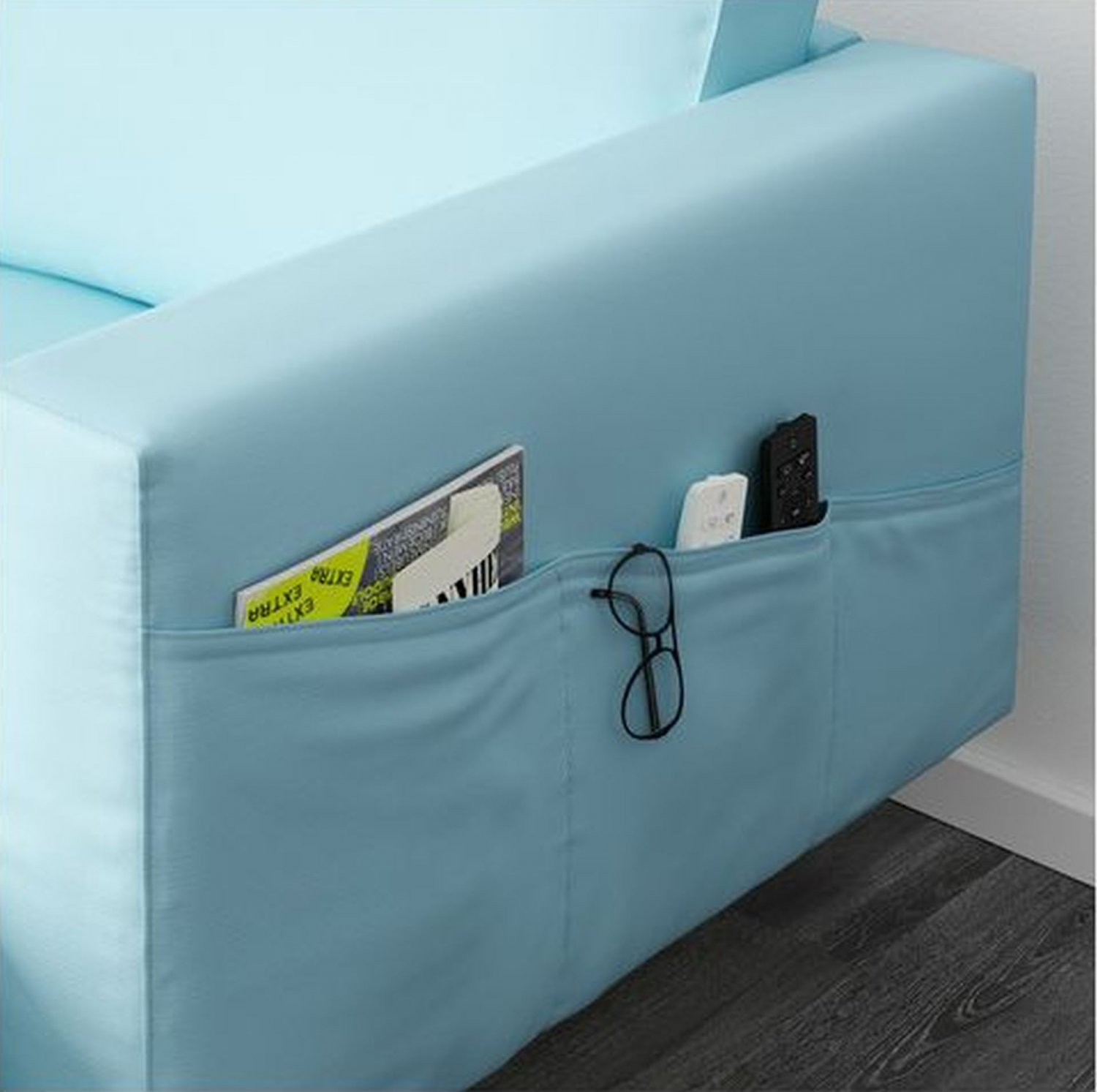 IKEA 4 Seat Sectional Sofa SLIPCOVER 2+2 Corner Cover EDUM