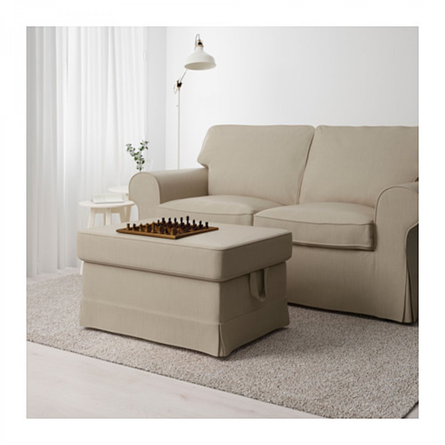 IKEA Ektorp SLIPCOVERS for 3 Seat Sofa 2 Seat Loveseat and Footstool