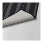 IKEA Vinter 2018 Dark Green RUG Area Throw Mat LOW PILE XMAS Striped Vinter