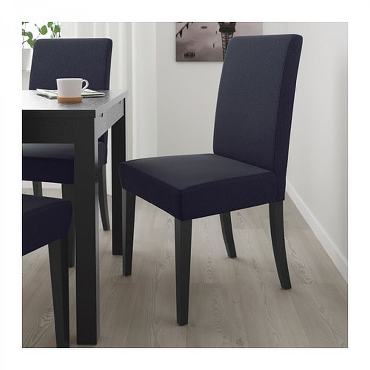 IKEA Henriksdal Chair SLIPCOVER Cover 21" 54cm VANSTA DARK BLUE Denim