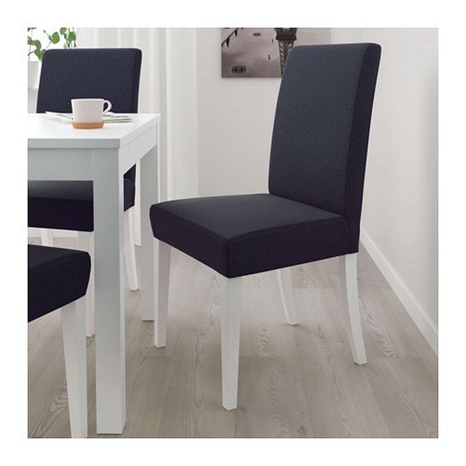 IKEA Henriksdal Chair SLIPCOVER Cover 21" 54cm VANSTA DARK BLUE Denim