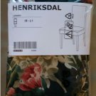 IKEA Henriksdal Chair SLIPCOVER Cover LINGBO Floral 21" 54cm Blue Multicolor Retro