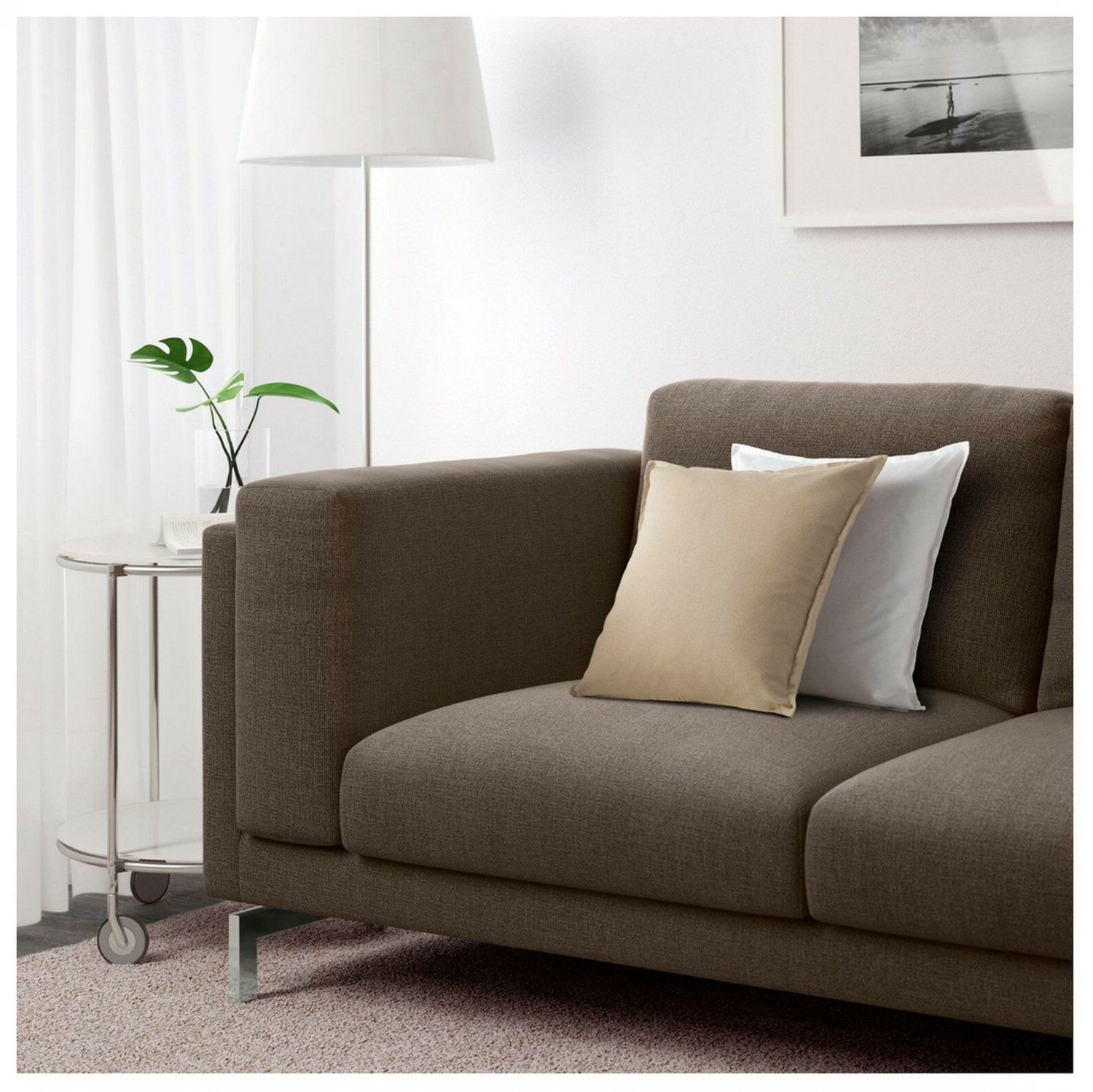 NEW Ikea Nockeby COVER SET ONLY for 2 seat sofa in Tenö Brown 