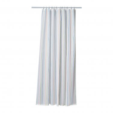 IKEA Sommar 2015 Fabric SHOWER Curtain Multicolor Bright Stripes