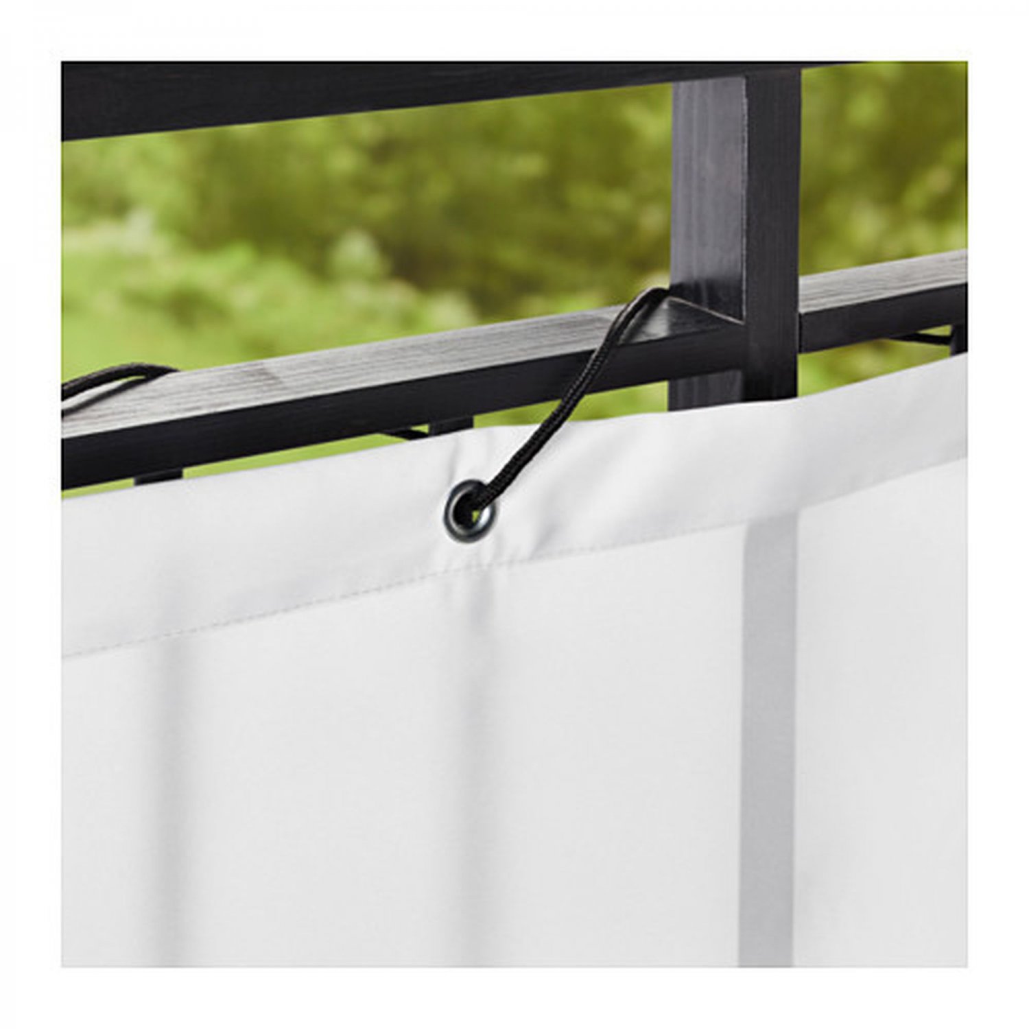 IKEA DYNING Patio Balcony WIND Sun SHIELD SHADE White Yard Privacy Screen