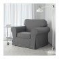IKEA Ektorp Armchair COVER Chair Slipcover NORDVALLA DARK GRAY Grey