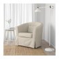IKEA Ektorp TULLSTA Armchair SLIPCOVER Chair Cover LOFALLET BEIGE Off White