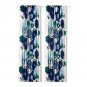 IKEA Irmelin CURTAINS Blue Green White 2 Panels Drapes Mod Bold Floral Multicolor