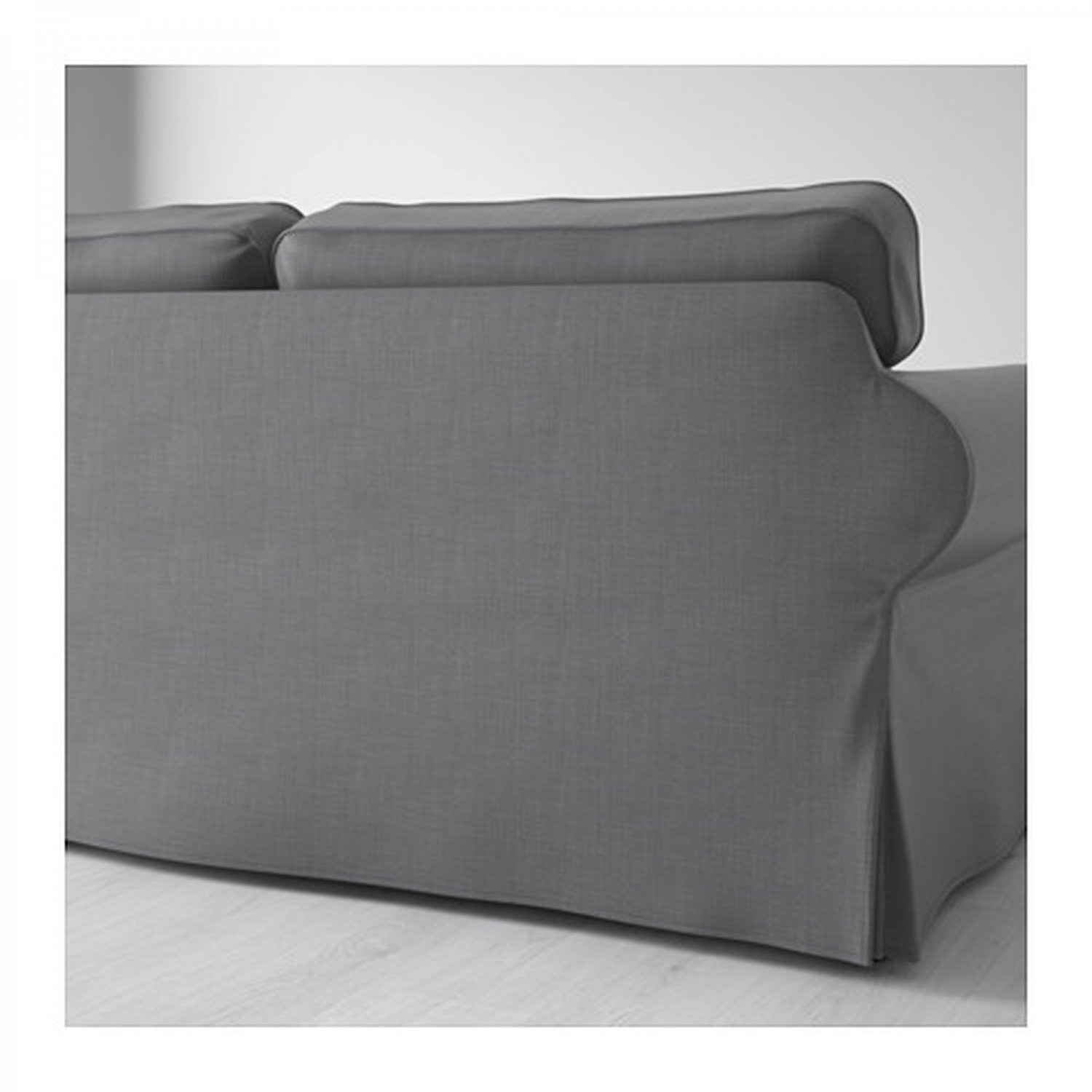IKEA Ektorp 2+2 Corner Sofa COVER Slipcover NORDVALLA DARK GRAY Grey 4