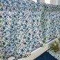 IKEA Entire BOLT of  VATTENMYNTA Fabric Material FLORAL Blue White Flowers