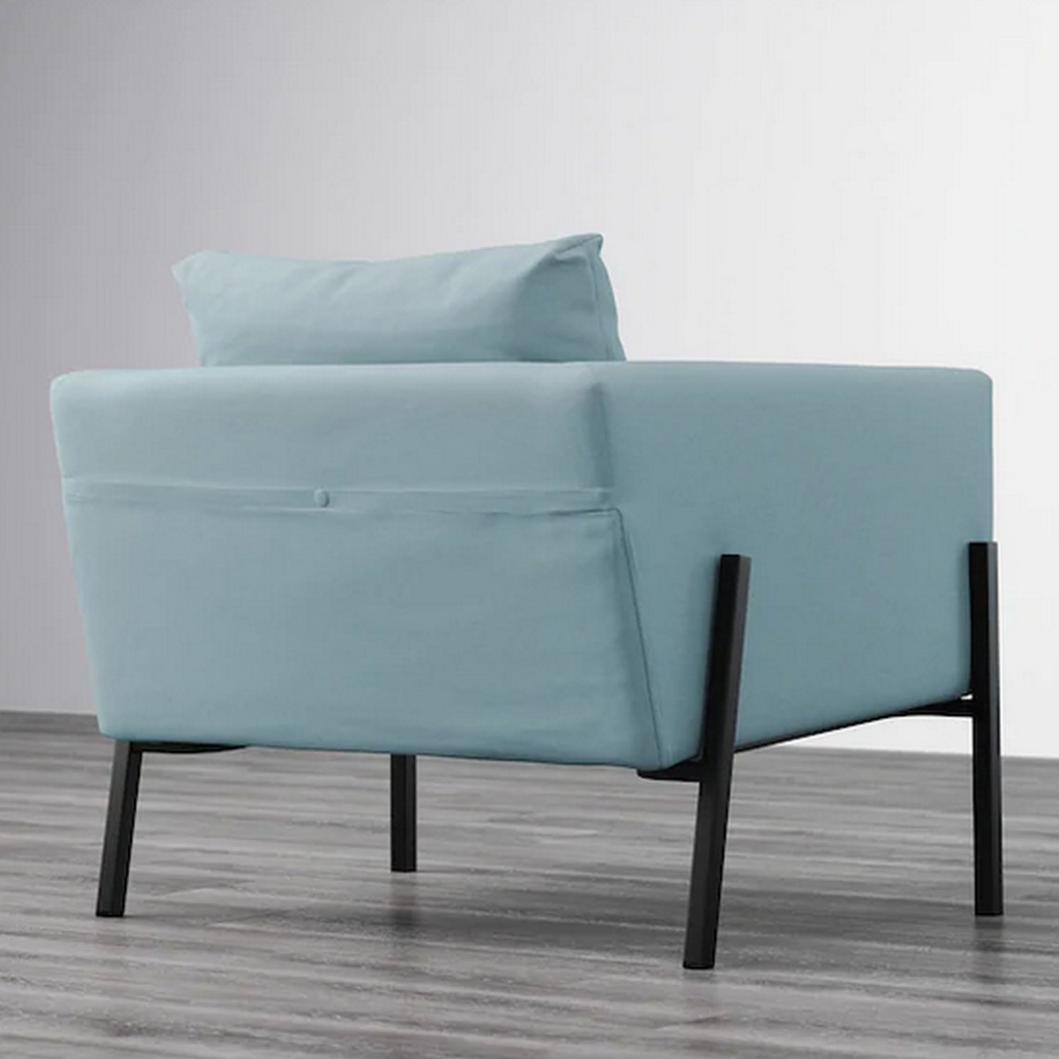 IKEA Koarp Armchair SLIPCOVER Chair Cover ORRSTA Light Blue New