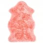 IKEA Smidie SHEEPSKIN  Throw RUG Accent  Dyed PINK Soft Cuddly Relaxing