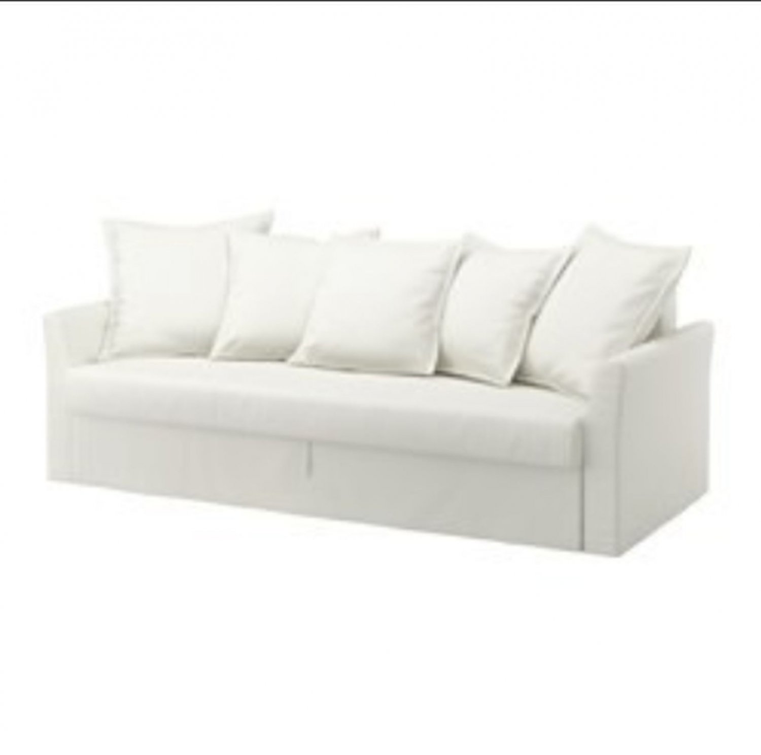 IKEA Holmsund 3 Seat Sofa Bed SLIPCOVER Ransta White Cover for sleeper